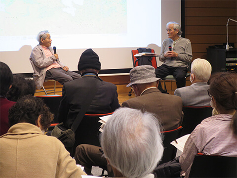 前田速夫さんと正津　勉さんの「白山」をテーマに対談
